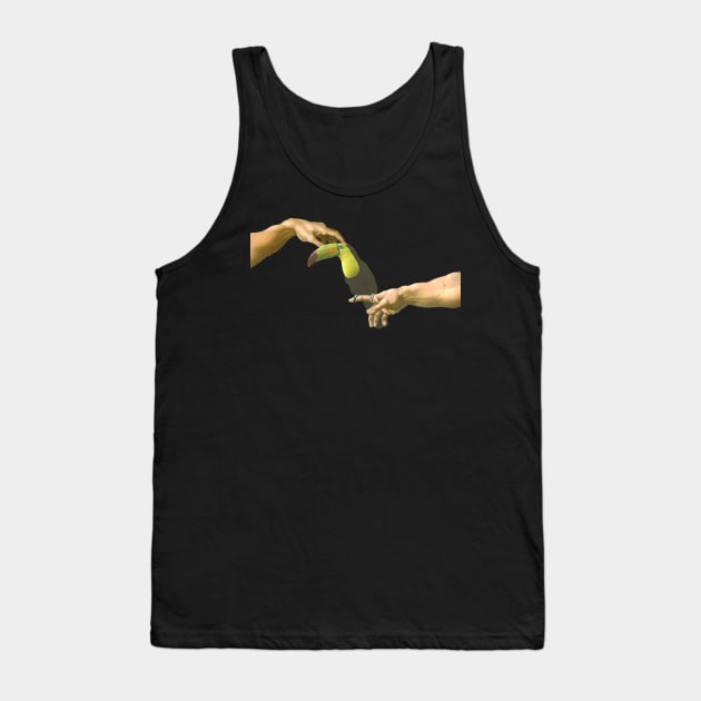 scritching a keel-billed toucan Tank Top by FandomizedRose